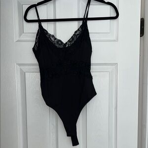 3/$30✨ NWOT Lulu‘s exclusive allure, black sheer Bodysuit